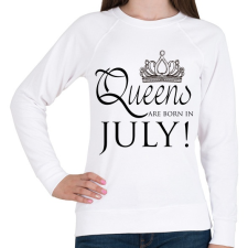 PRINTFASHION Queens - Női pulóver - Fehér női pulóver, kardigán