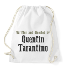 PRINTFASHION Quentin Tarantino - Sportzsák, Tornazsák - Fehér tornazsák