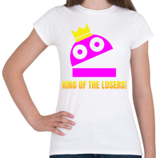 PRINTFASHION R.E.P.O. - King of the losers szinezhető - Női póló - Fehér női póló