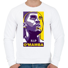 PRINTFASHION R.I.P. Mamba - Férfi pulóver - Fehér