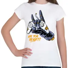PRINTFASHION R U ready? - Női póló - Fehér női póló