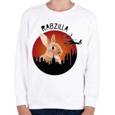 PRINTFASHION Rabzilla - Gyerek pulóver - Fehér