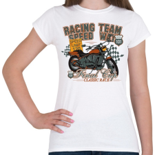 PRINTFASHION racing team - Női póló - Fehér női póló