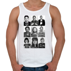 PRINTFASHION Rács mögött. - Férfi atléta - Fehér