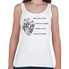 PRINTFASHION Radnóti Miklós - Bájoló - Női atléta - Fehér