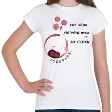 PRINTFASHION Radnóti Miklós - Péntek - Női póló - Fehér