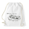 PRINTFASHION Rafting - Sportzsák, Tornazsák - Fehér