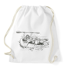 PRINTFASHION Rafting - Sportzsák, Tornazsák - Fehér tornazsák