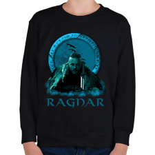 PRINTFASHION RAGNAR - Gyerek pulóver - Fekete gyerek pulóver, kardigán
