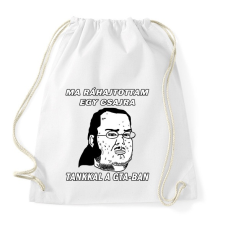 PRINTFASHION Ráhajtottam egy csajra. - Sportzsák, Tornazsák - Fehér tornazsák