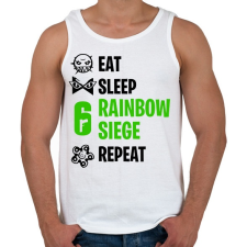 PRINTFASHION Rainbow Six Siege - Férfi atléta - Fehér atléta, trikó