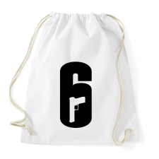 PRINTFASHION Rainbow Six Siege - Sportzsák, Tornazsák - Fehér tornazsák