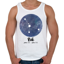 PRINTFASHION Rák - Férfi atléta - Fehér atléta, trikó