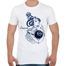 PRINTFASHION rák - Férfi póló - Fehér