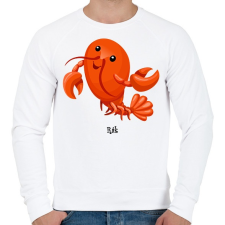 PRINTFASHION Rák - Férfi pulóver - Fehér férfi pulóver, kardigán