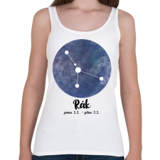 PRINTFASHION Rák - Női atléta - Fehér női trikó