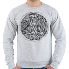 PRINTFASHION rakamazi Turul - Férfi pulóver - Sport szürke