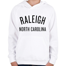 PRINTFASHION Raleigh - Gyerek kapucnis pulóver - Fehér gyerek pulóver, kardigán
