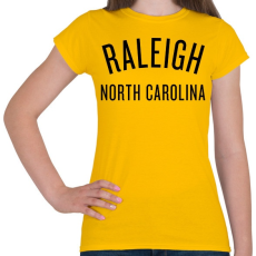 PRINTFASHION Raleigh - Női póló - Sárga
