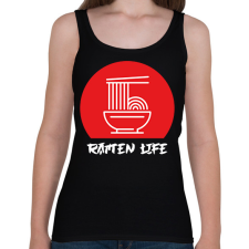 PRINTFASHION Ramen life - Női atléta - Fekete női trikó