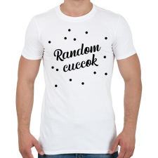 PRINTFASHION Random cuccok - Táska minta - Férfi póló - Fehér férfi póló
