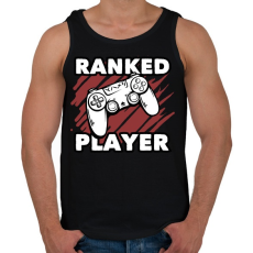 PRINTFASHION Ranked Player - Férfi atléta - Fekete