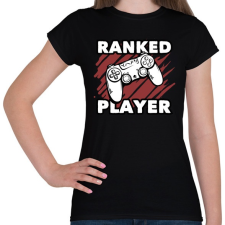 PRINTFASHION Ranked Player - Női póló - Fekete női póló