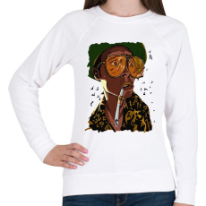 PRINTFASHION Raoul Duke - Női pulóver - Fehér