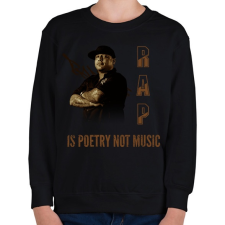 PRINTFASHION RAP - Gyerek pulóver - Fekete gyerek póló