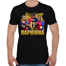 PRINTFASHION raphinha - Férfi póló - Fekete