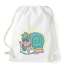 PRINTFASHION Rapper csiga - Sportzsák, Tornazsák - Fehér