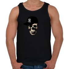 PRINTFASHION rapper skull - Férfi atléta - Fekete atléta, trikó