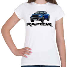 PRINTFASHION Raptor - Női póló - Fehér női póló