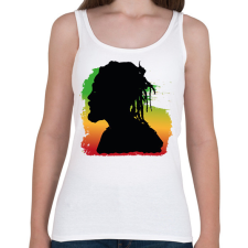 PRINTFASHION Rastafari - Női atléta - Fehér női trikó