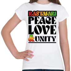 PRINTFASHION Rastafari - Női póló - Fehér