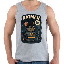 PRINTFASHION Ratman - Férfi atléta - Sport szürke atléta, trikó