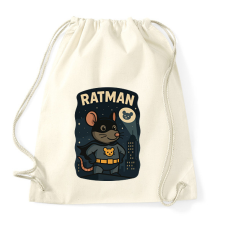 PRINTFASHION Ratman - Sportzsák, Tornazsák - Natúr tornazsák