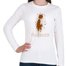 PRINTFASHION ravaszdi - Női hosszú ujjú póló - Fehér