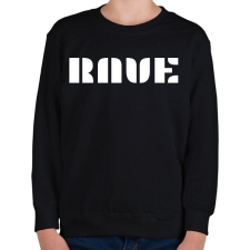 PRINTFASHION RAVE - Gyerek pulóver - Fekete gyerek pulóver, kardigán