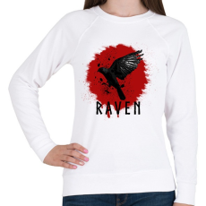 PRINTFASHION RAVEN - Női pulóver - Fehér