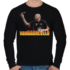 PRINTFASHION Raymond van Barneveld - Férfi pulóver - Fekete