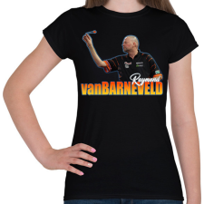 PRINTFASHION Raymond van Barneveld - Női póló - Fekete női póló
