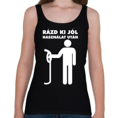 PRINTFASHION Rázd ki jól! - Női atléta - Fekete