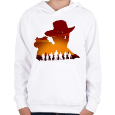 PRINTFASHION Read Dead Redemption - Gyerek kapucnis pulóver - Fehér gyerek pulóver, kardigán