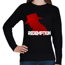 PRINTFASHION Read Dead Redemption - Női pulóver - Fekete női pulóver, kardigán