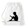 PRINTFASHION reading - Sportzsák, Tornazsák - Fehér