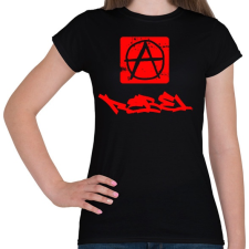 PRINTFASHION rebel - Női póló - Fekete női póló