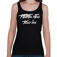PRINTFASHION REBEL YELL 2 - Női atléta - Fekete