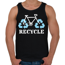 PRINTFASHION Recycle - Férfi atléta - Fekete atléta, trikó