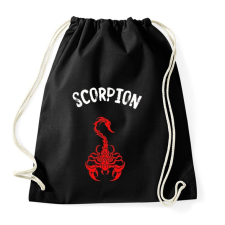 PRINTFASHION red scorpion - Sportzsák, Tornazsák - Fekete tornazsák